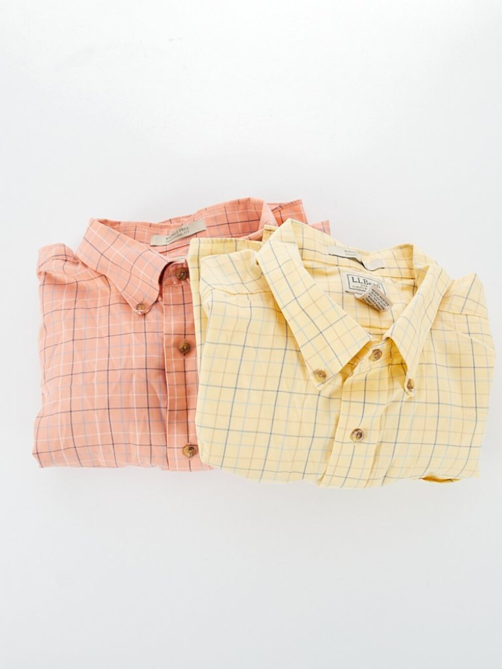 LL Bean Wrinkle Free Traditional Fit Short Sleeve Set of 2 Men's XXL